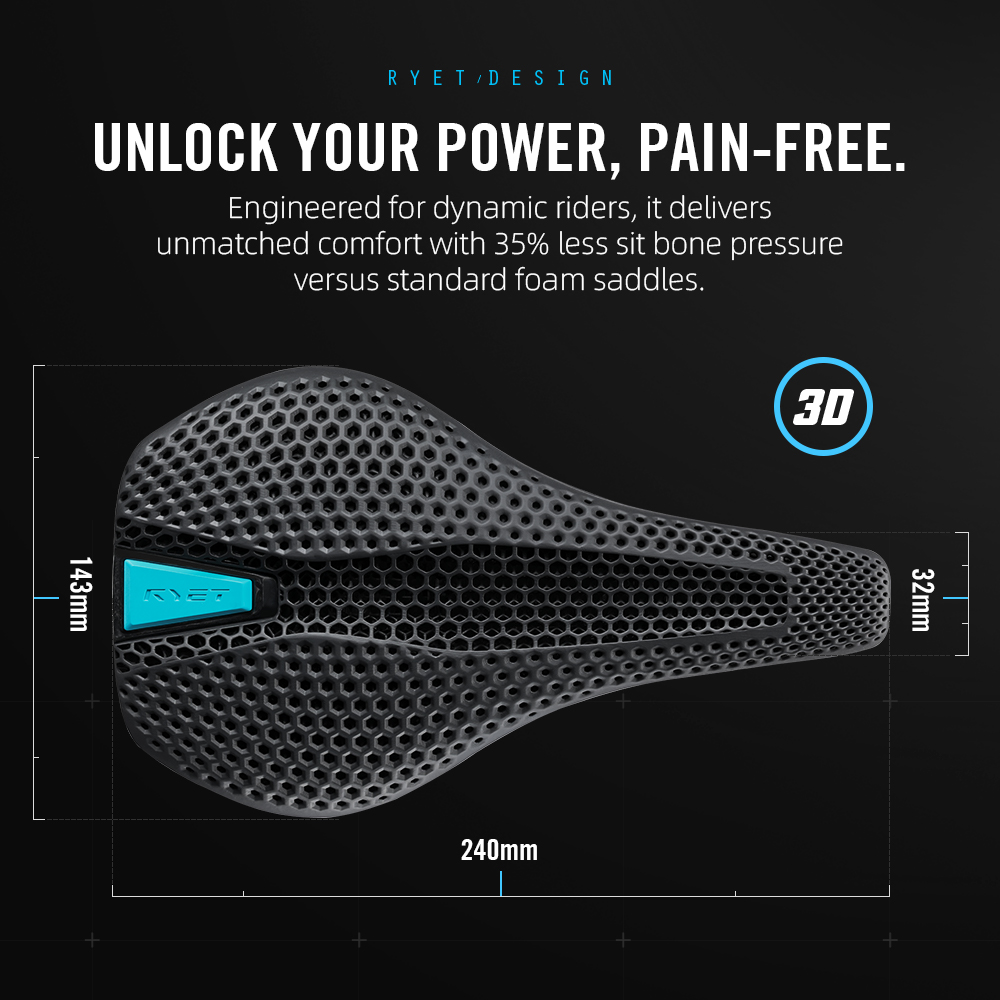 2025 RYET Carbon Saddle for MT - 3D Printing Tablet review and price