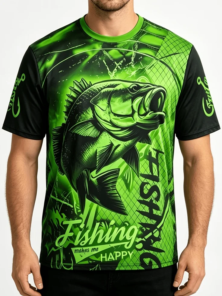 Fashion Men's 3D Fish Graphic  - 3D Printing Maket review and price