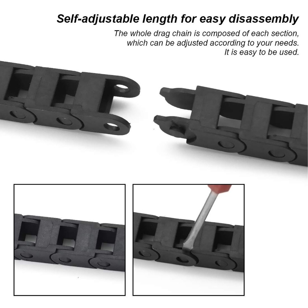 Durable 7X7mm Plastic Cable Ch - 3D Printer Cable Chain review and price