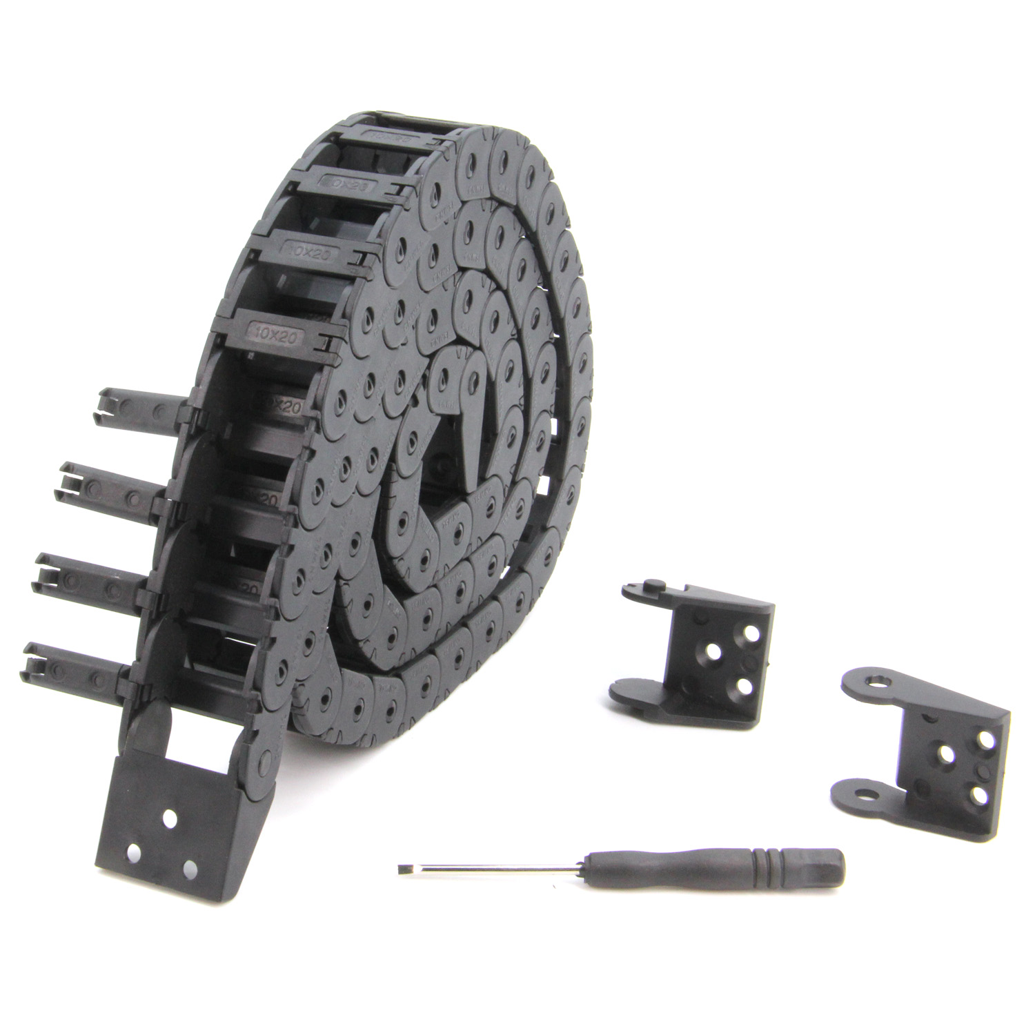 10X20mm Drag Chain Length 1Met - 3D Printer Cable Chain review and price