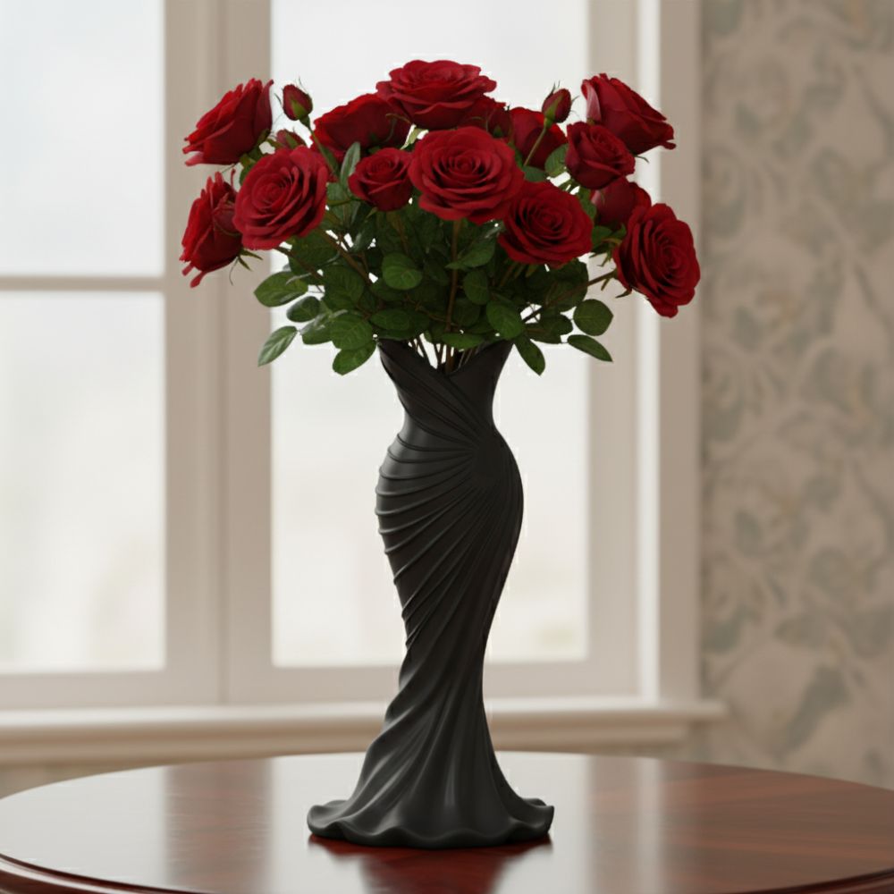 Gown-Shaped 3D Printed Flower  - 3D Printing Vase review and price