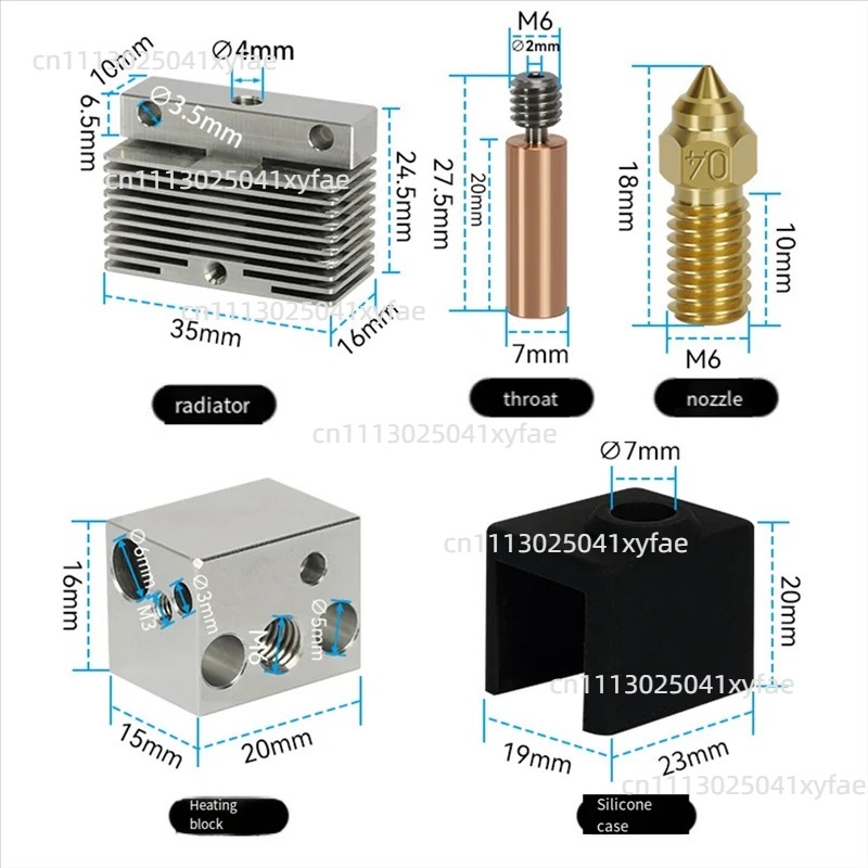 3D Printer Hot End Kit Heated  - 3D Printer Extruder review and price