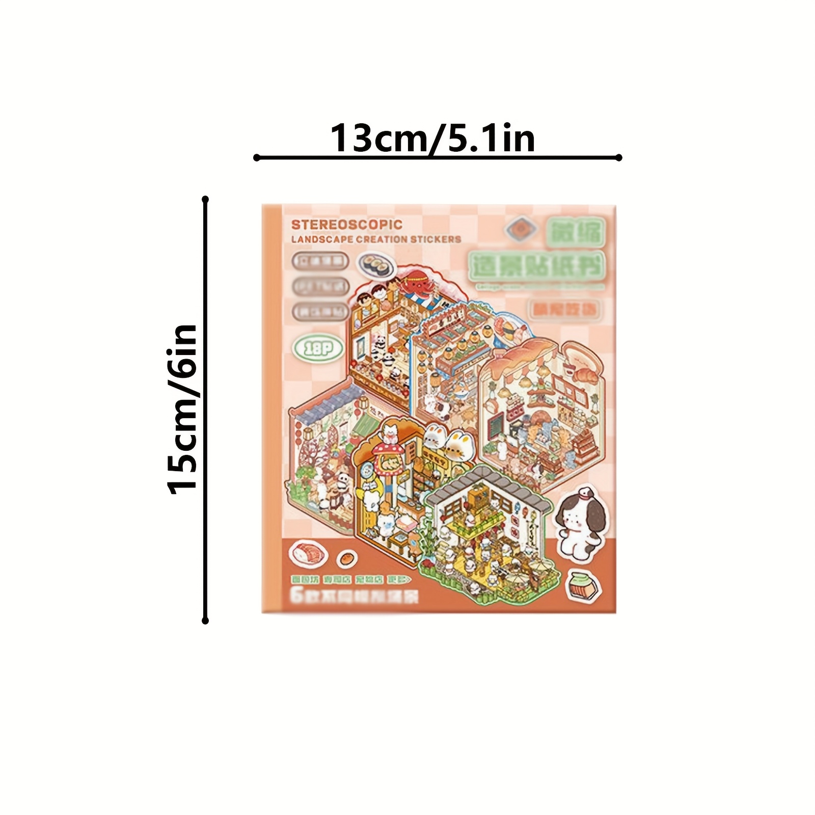 18 PCS 3D Mini Book Scene Stic - 3D Printing Vase review and price