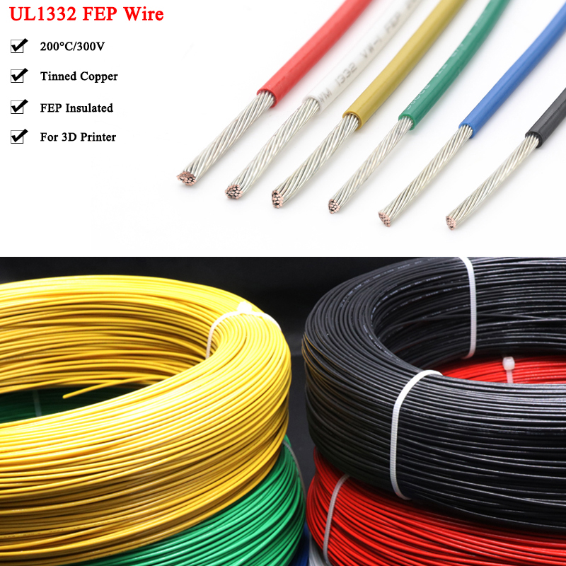 2/5/10m UL1332 PTFE Wire High  - 3D Printer Cable Chain review and price