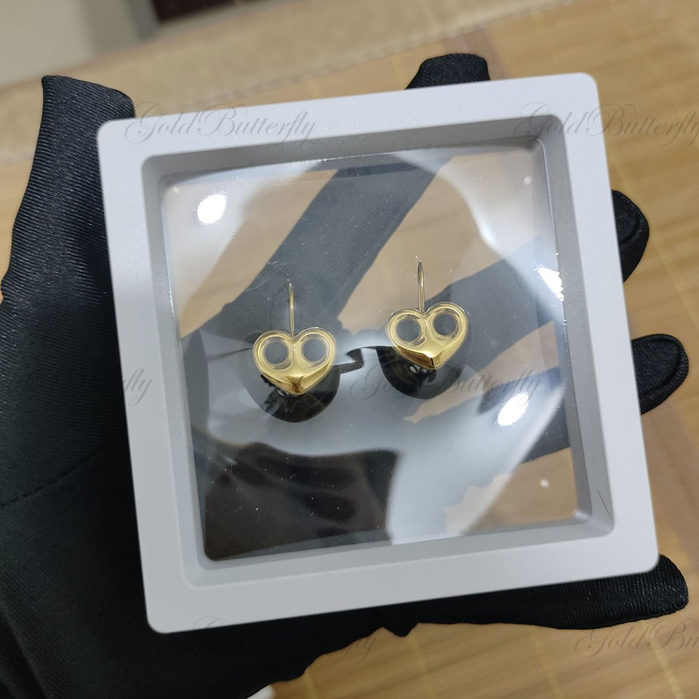 GoldButterfly Custom Heart Ear - 3D Printing Earrings review and price