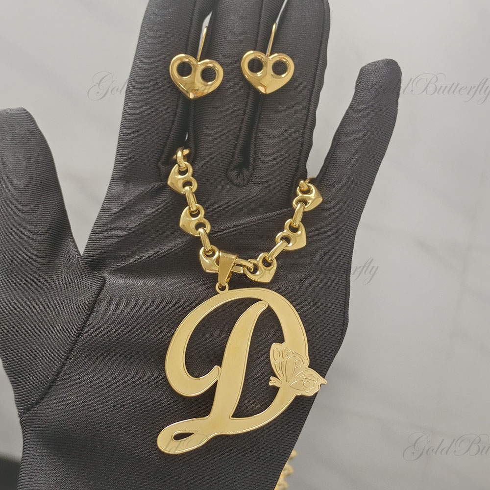 GoldButterfly Custom Heart Ear - 3D Printing Earrings review and price