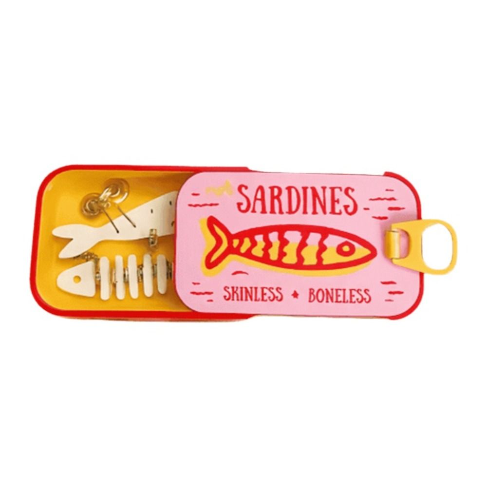 3D Printed Sardine Tin Jewelry - 3D Printing Earrings review and price