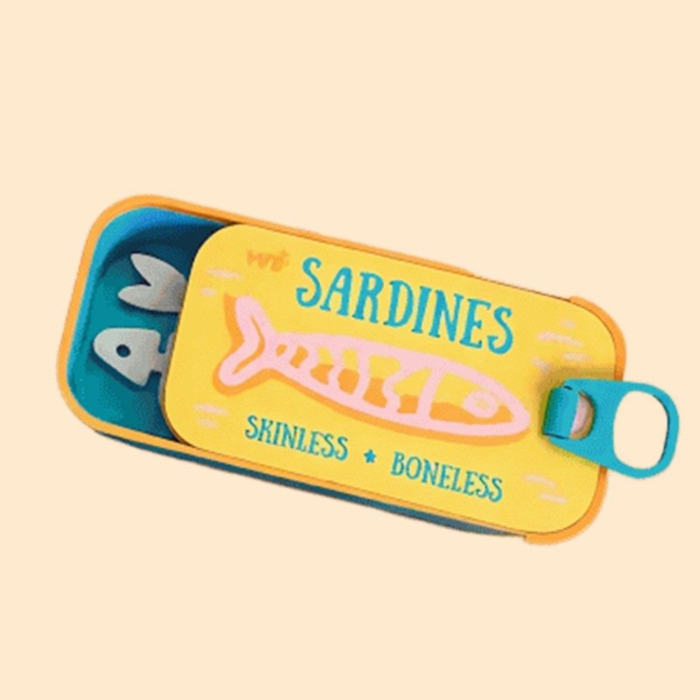 3D Printed Sardine Tin Jewelry - 3D Printing Earrings review and price