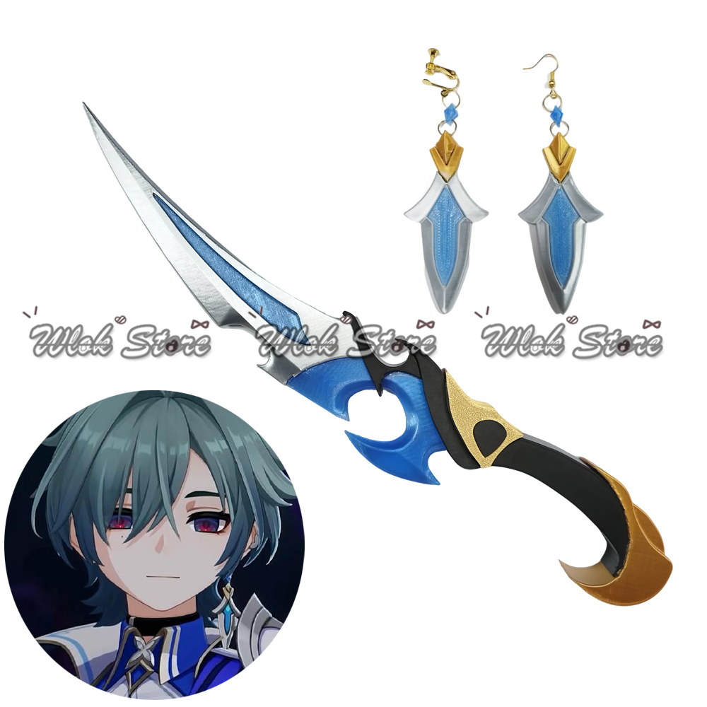 Genshin Impact Lohen Cosplay 3 - 3D Printing Earrings review and price