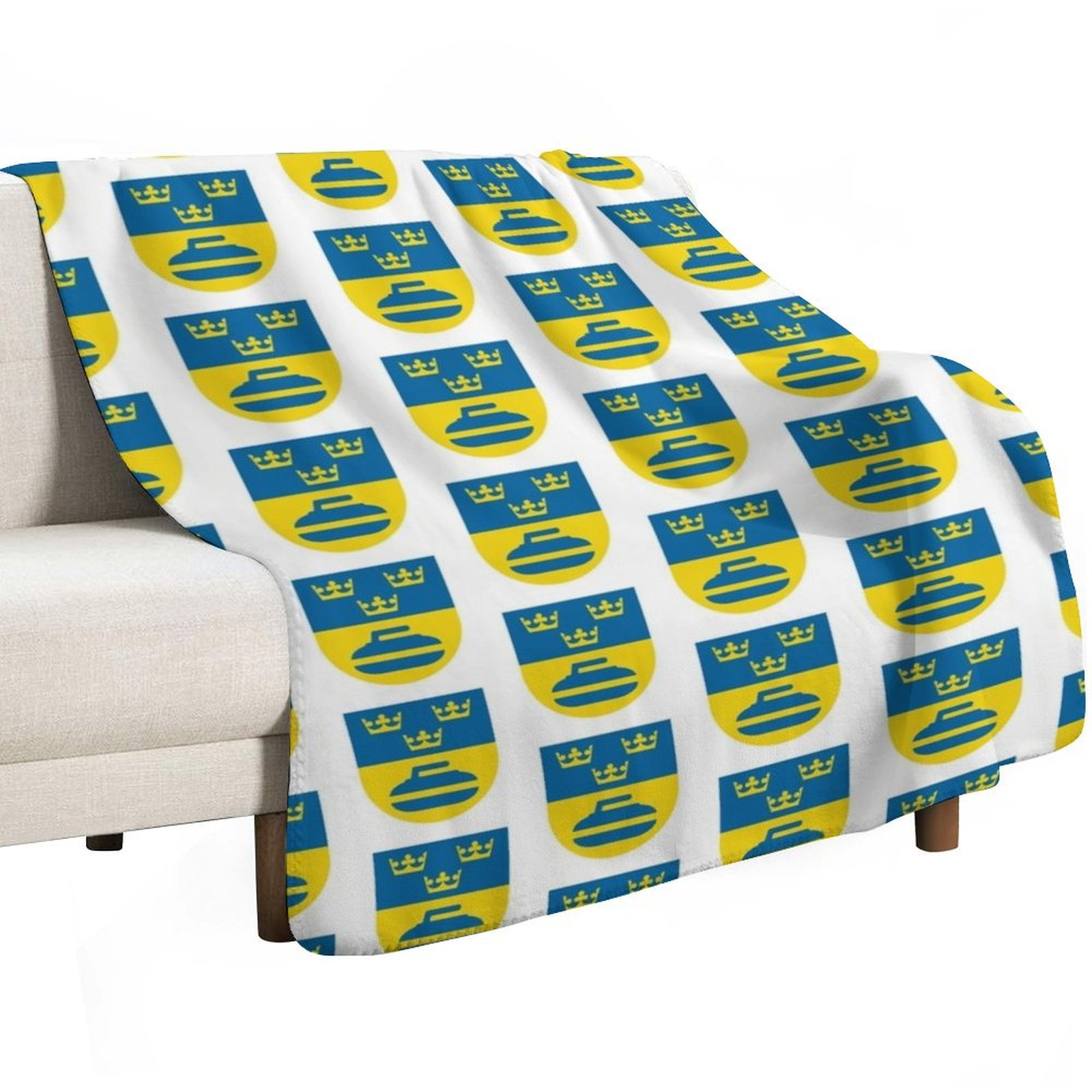 Sweden curling icons Throw Bla - 3D Printing Icon review and price