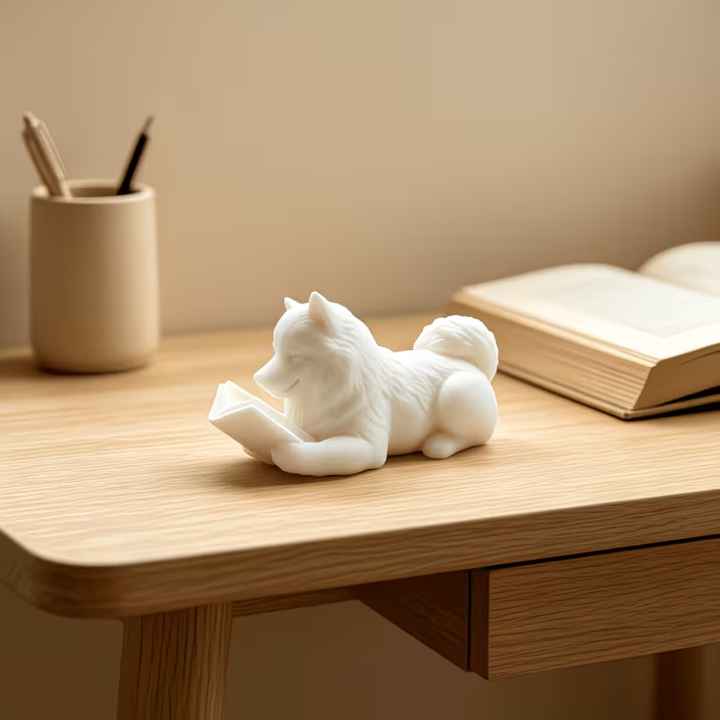 Studying Samoyed Decor Statue, - 3D Printing Enthusiast review and price