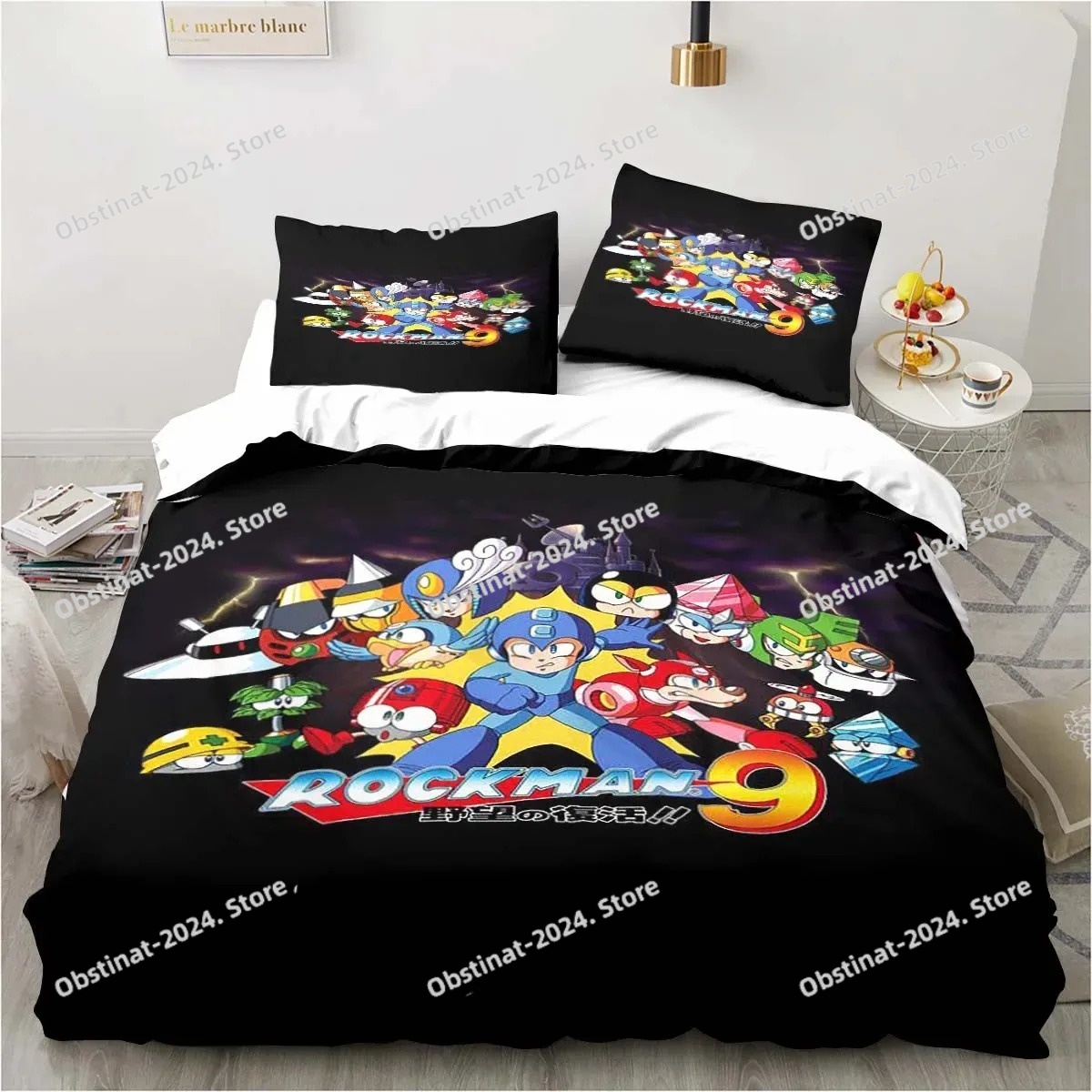 3D Mega Man X Dive Bedding Set - 3D Printing Rock review and price
