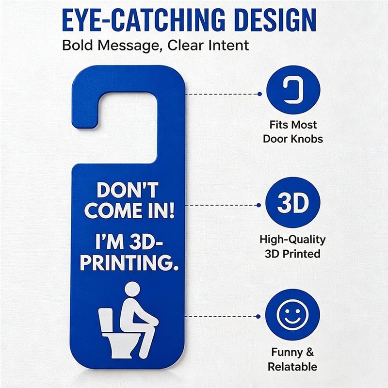 IALJ-Funny 3D Printing Door Ha - 3D Printing Enthusiast review and price