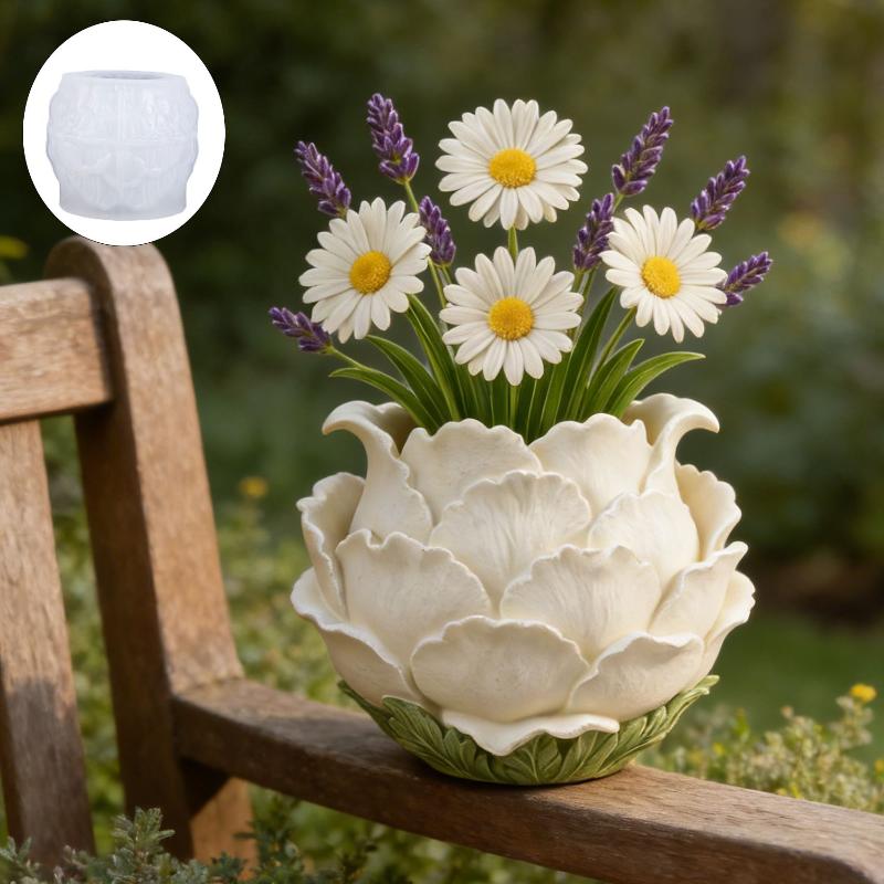 3D Handmade Peony Flower Pot S - 3D Printing Vase review and price