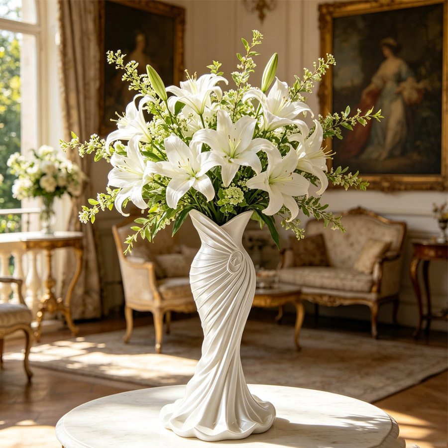 Elegant Dress-Shaped 3D Printe - 3D Printing Vase review and price