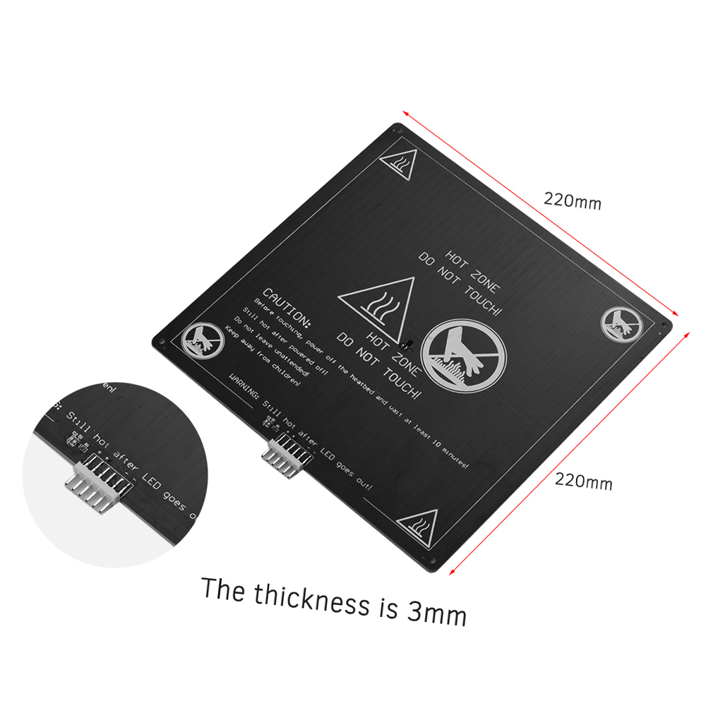 Aluminum Heated Bed 12V Hotbed - 3D Printer Cable Chain review and price