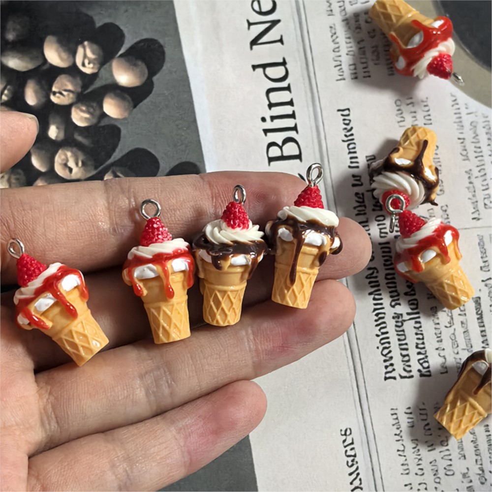 10Pcs Cute 3D Simulation Food  - 3D Printing Earrings review and price