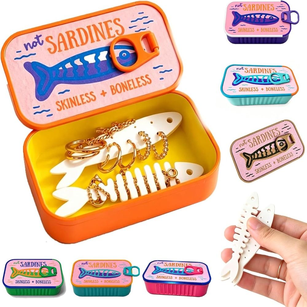 Plastic Sardine Jewelry Box 3D - 3D Printing Earrings review and price